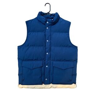 Alpine Design Mens Puffer Vest Blue Thermolite EcoMade Water Repellent Large NWT